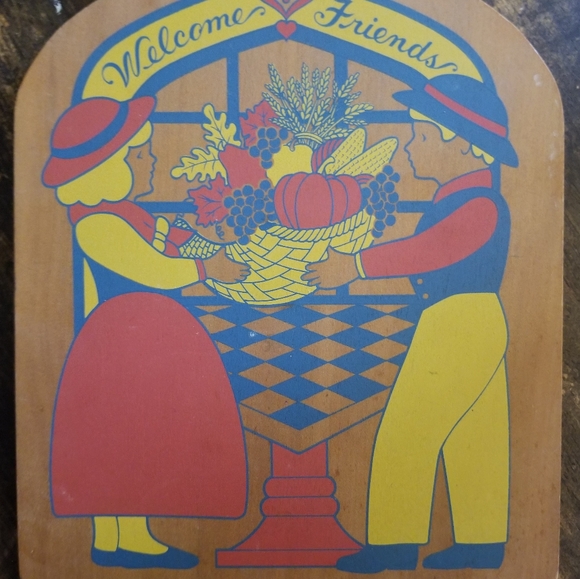 Other - SOLD Vintage Welcome Friends kitchen wall decor